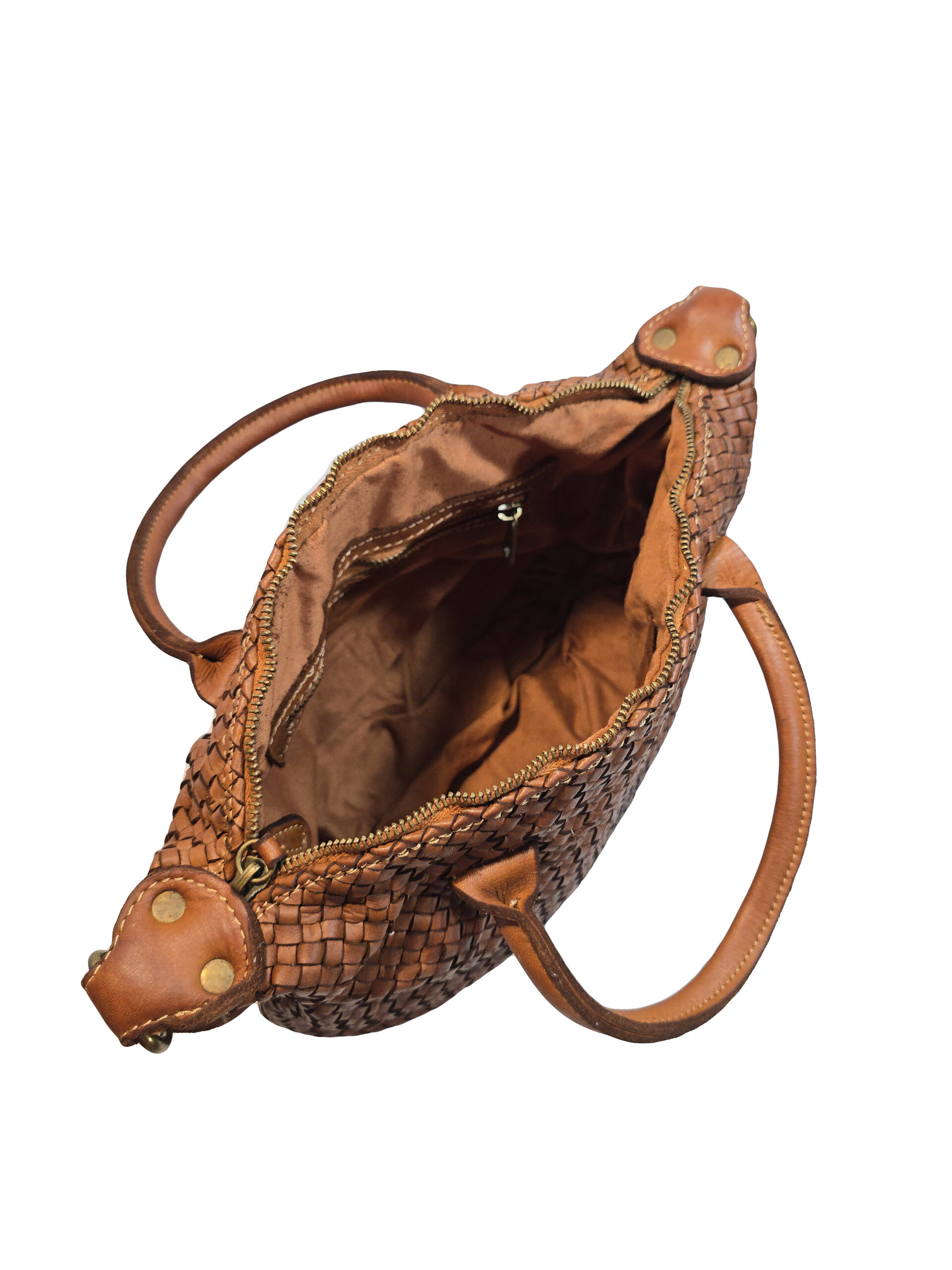 Плетена кожена чанта "Айлин" - Image 3