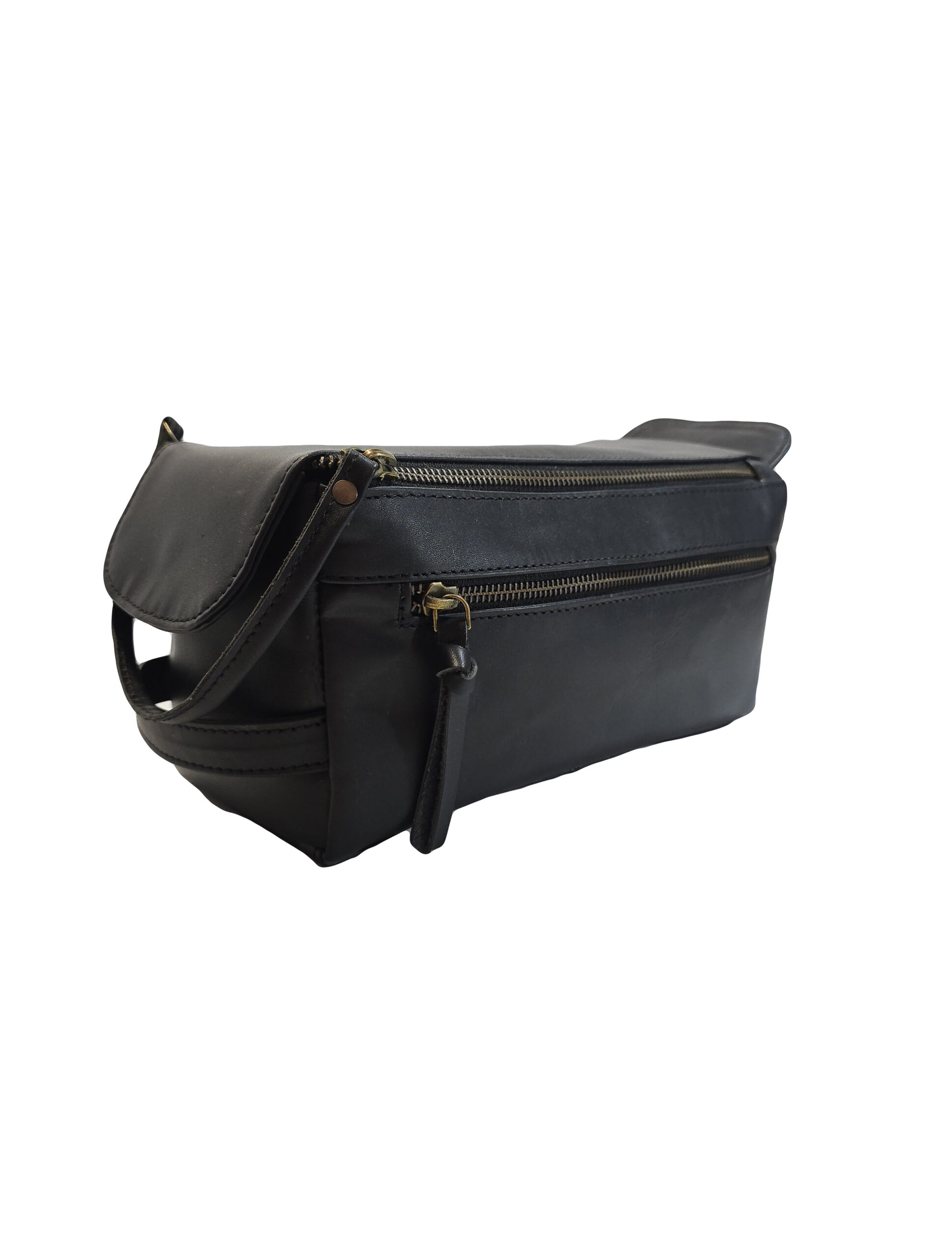 Кожена чанта-несесер 